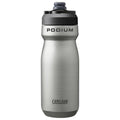Gray twist lock top stainless steel insulated water bottle