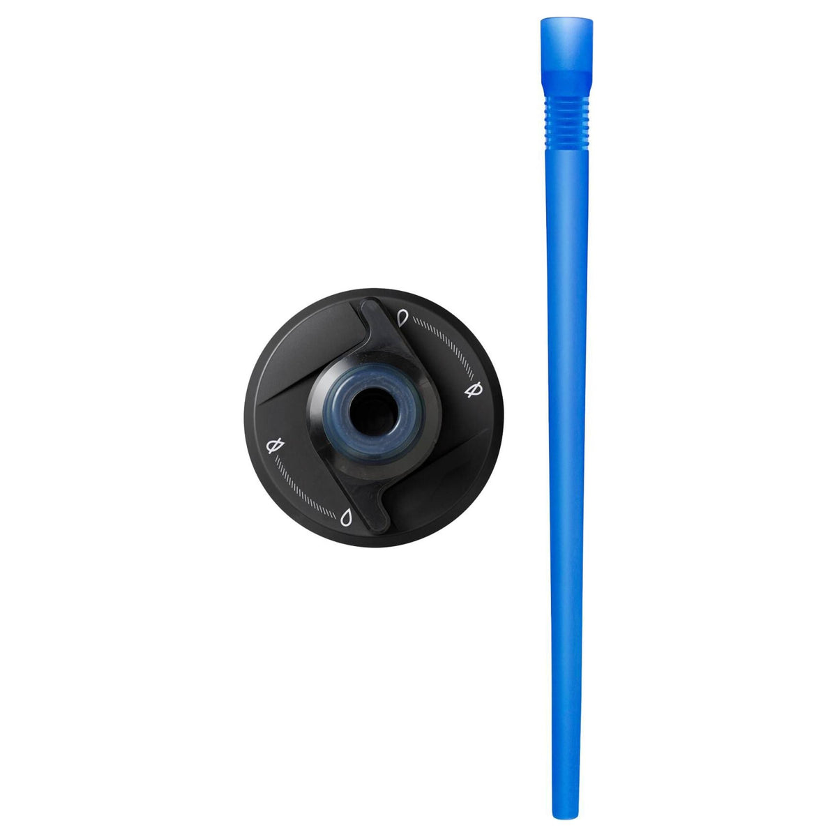 Replacement twist lock water bottle lid and straw