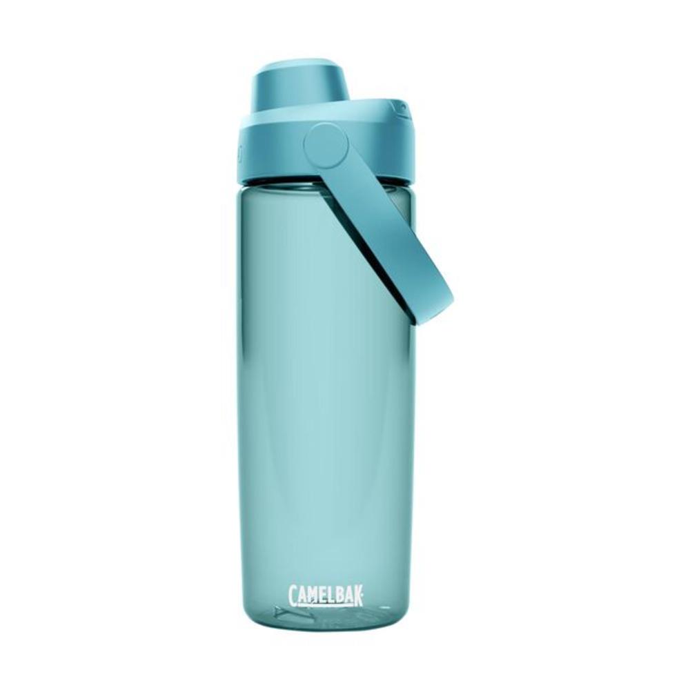 Blue chug top tritan plastic water bottle