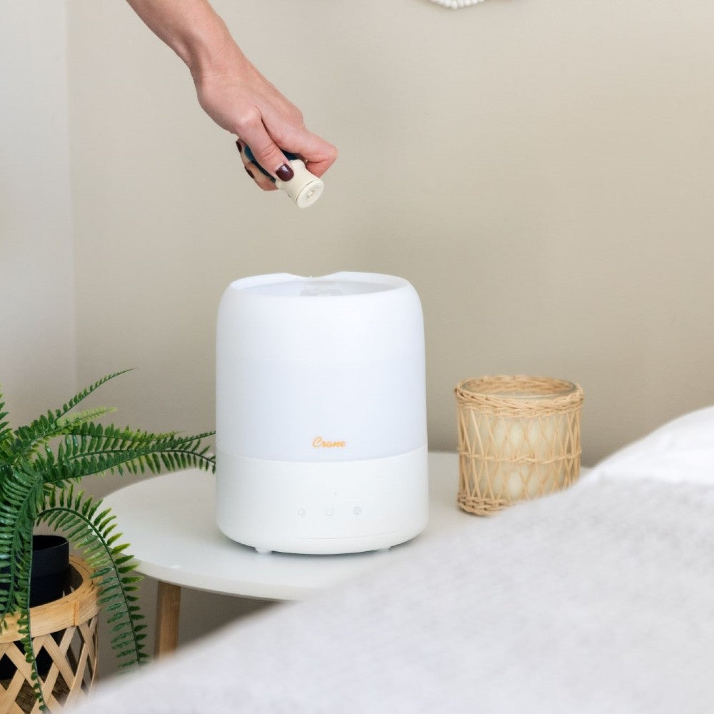 3 in 1 Cool Mist Humidifier with Aroma Diffuser & Sleep Support Light 1.9L