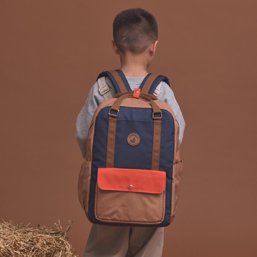 Knapsack Bag - Ash Colourblock
