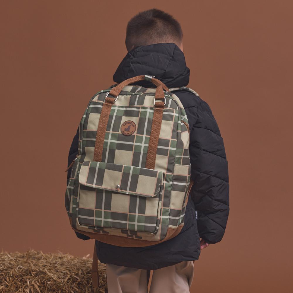 Knapsack Bag - Field Plaid