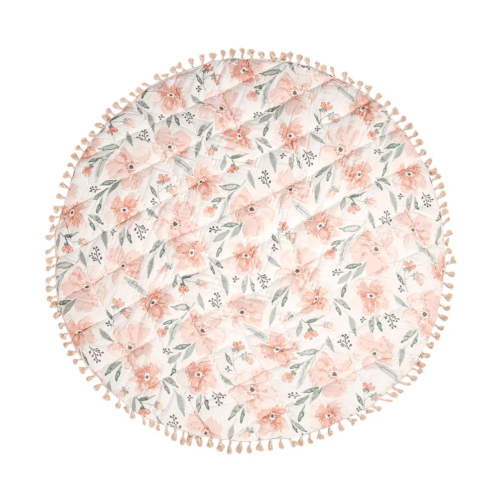Reversible Quilted Playmat - Parker on a white background