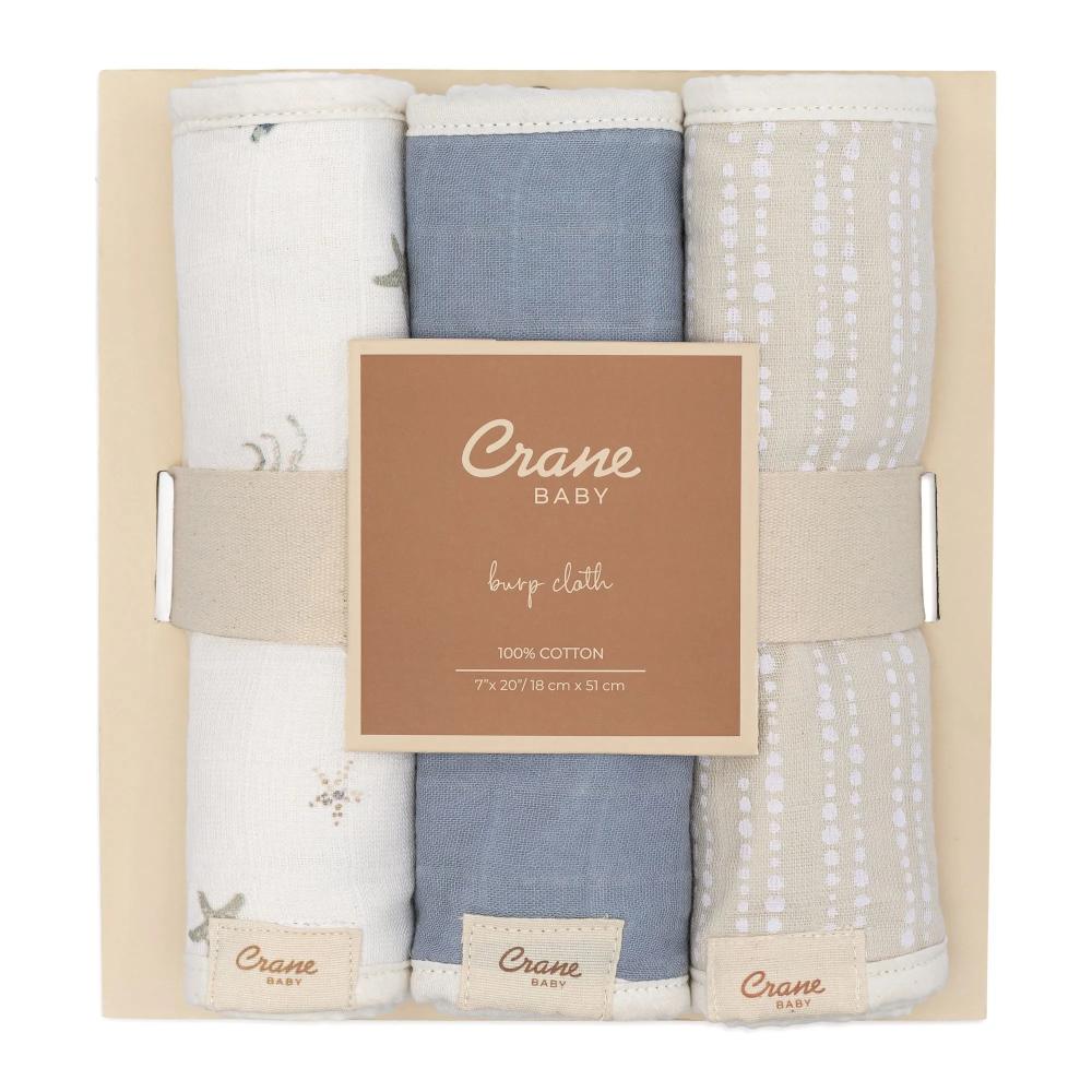 Burp Cloths - 3pk - Cove - Sea Life