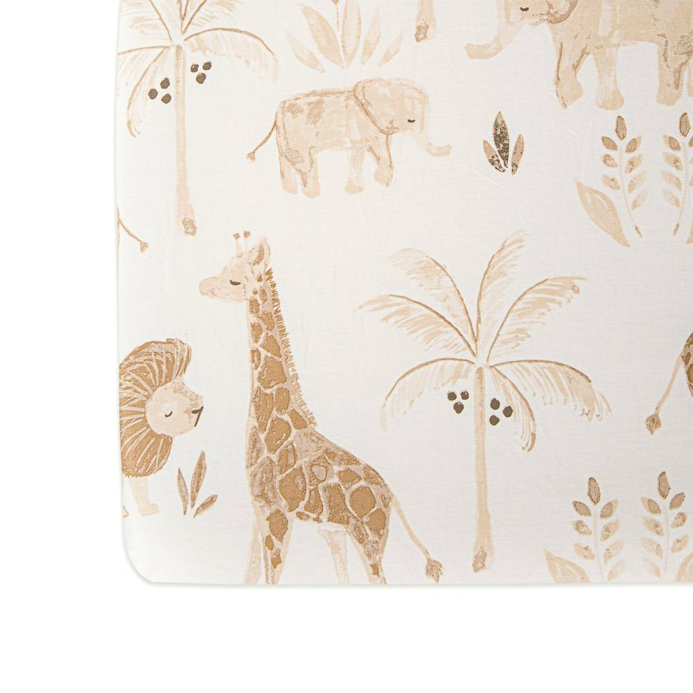 Fitted Sheet - Kendi Animal on a white background