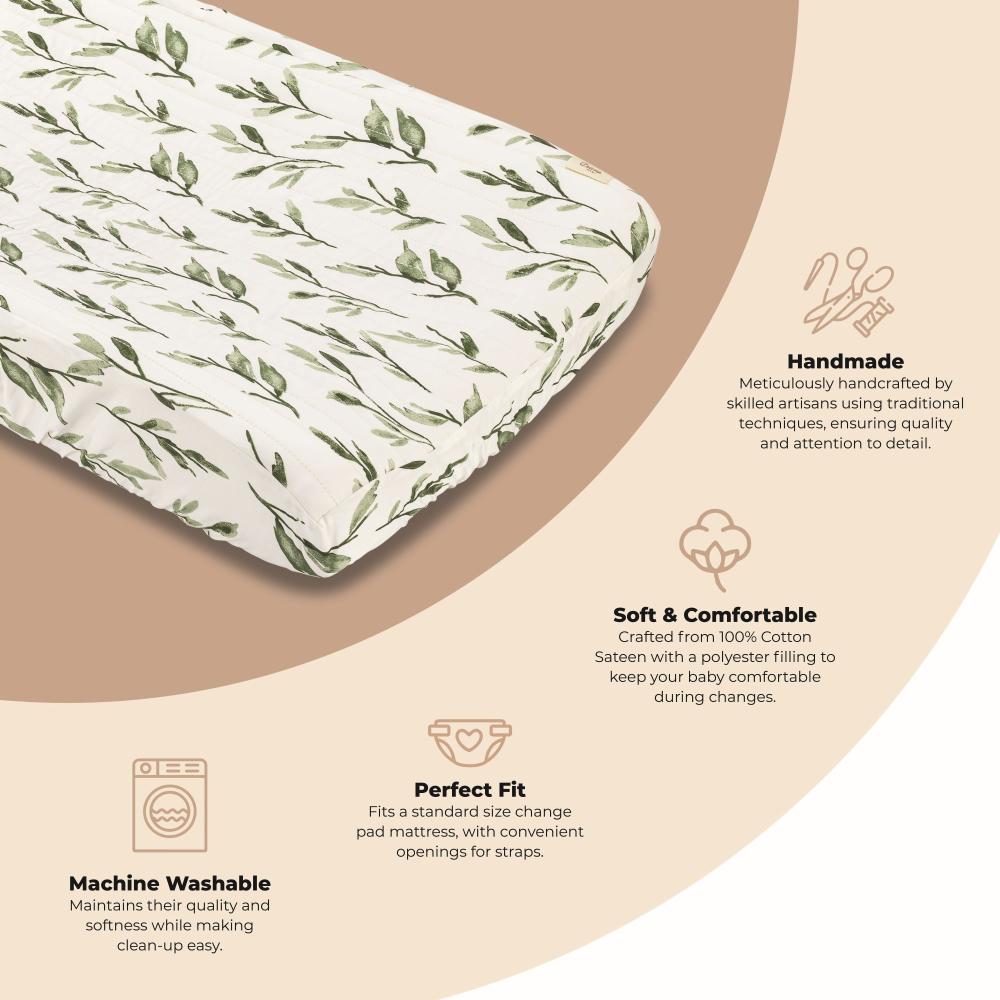Change Pad Cover - Parker Leaf