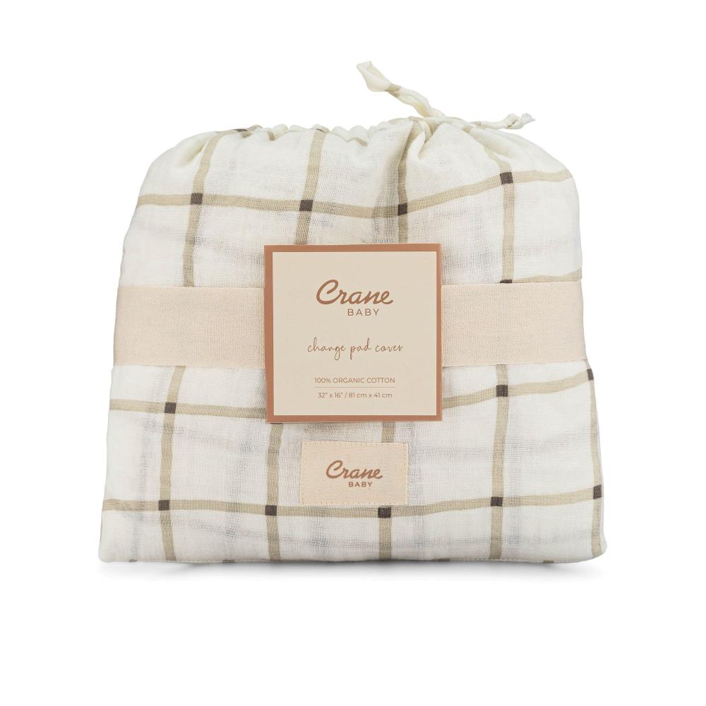 Organic Cotton Change Pad Cover - Avery Check