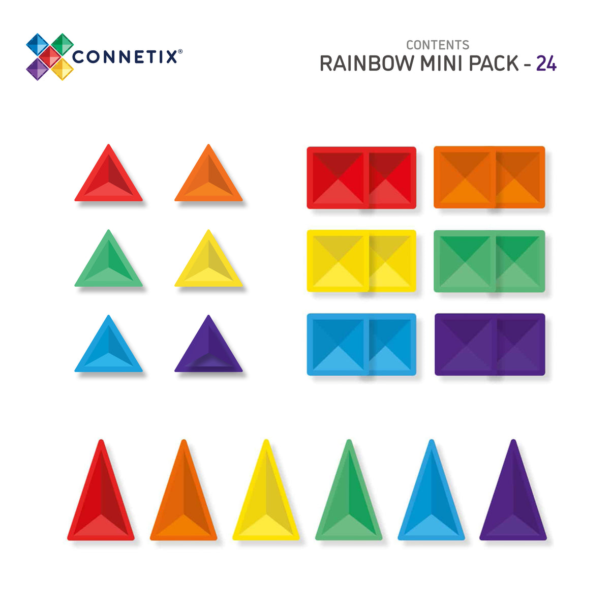 Rainbow Mini Pack - 24 Piece