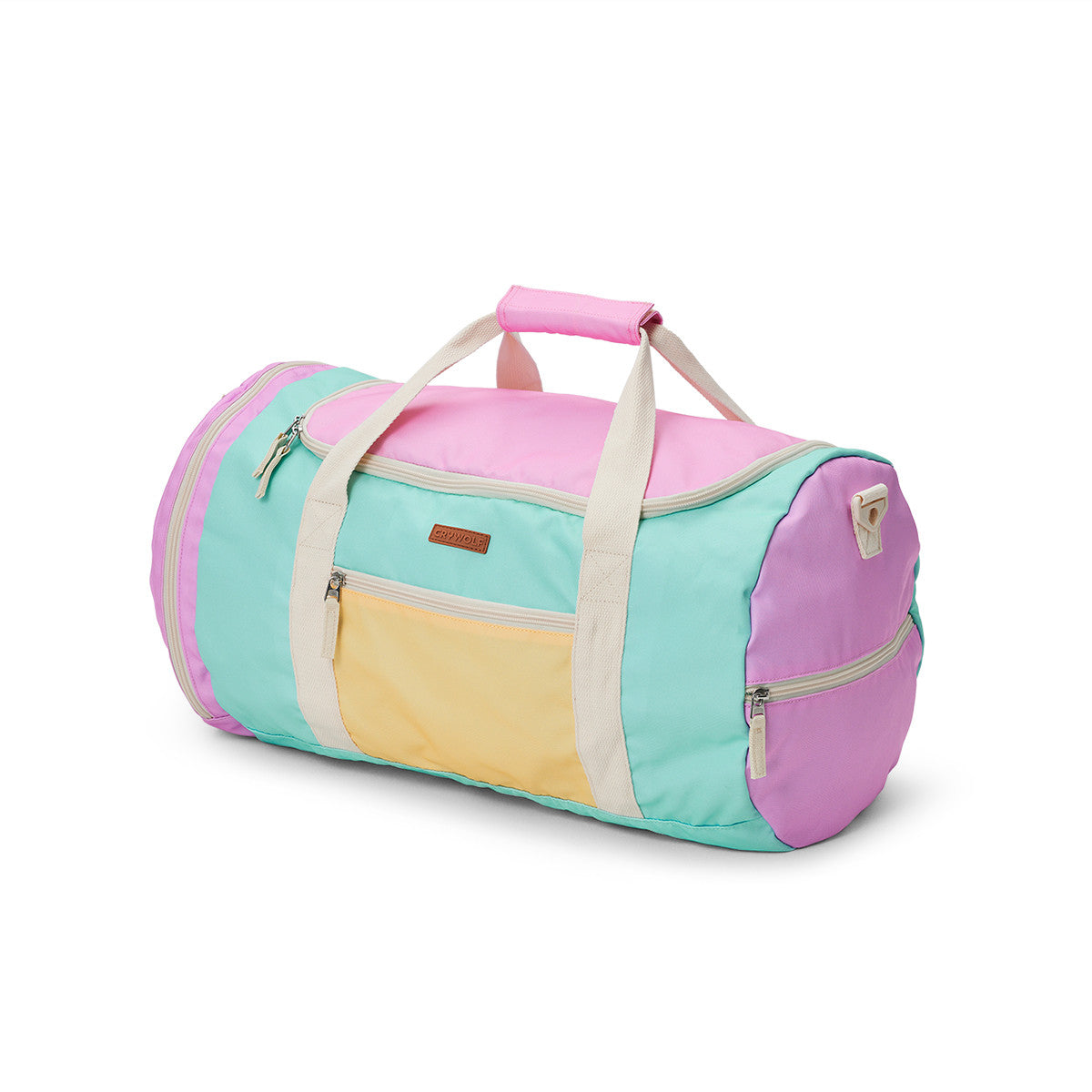 Packable Duffel Bag - Poolside Colourblock