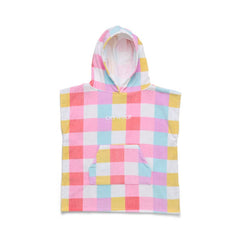 Hooded Towel - Pop Gingham