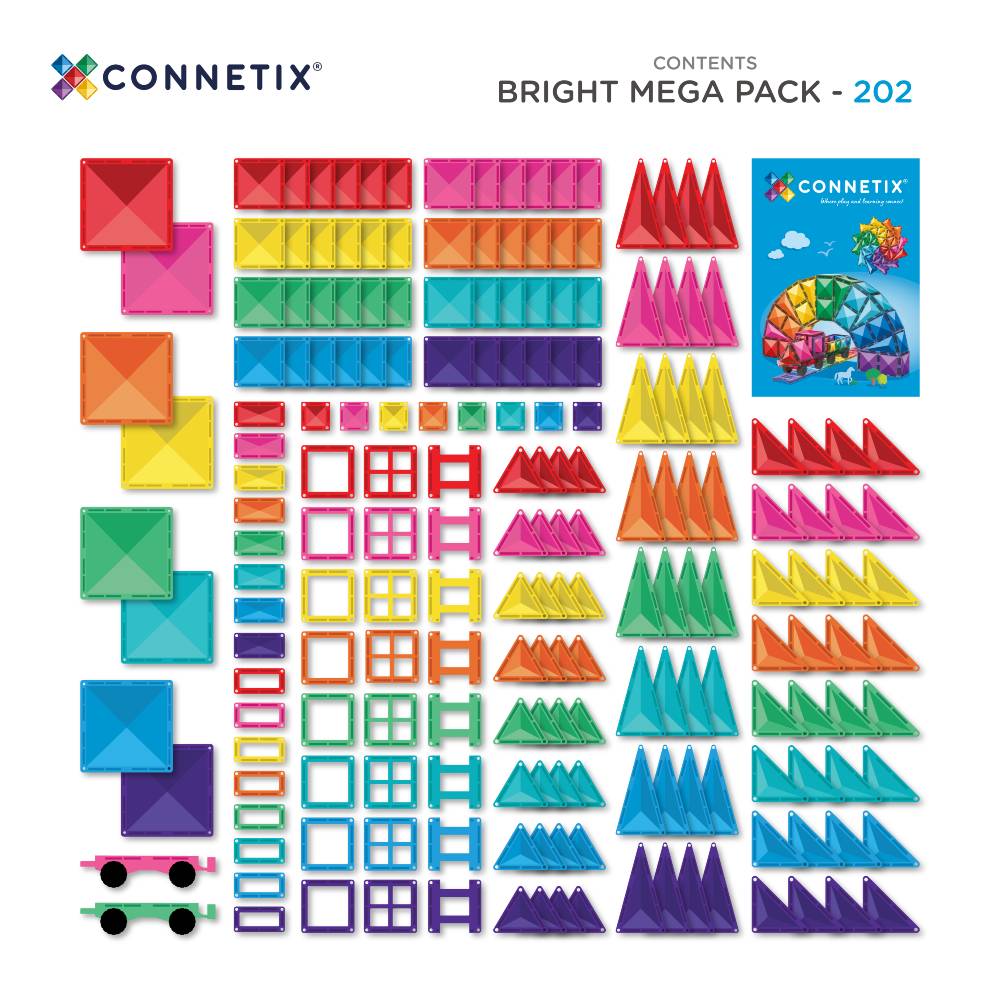 Bright Mega Pack - 202 Piece
