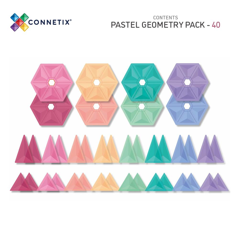 Pastel Geometry Pack - 40 piece