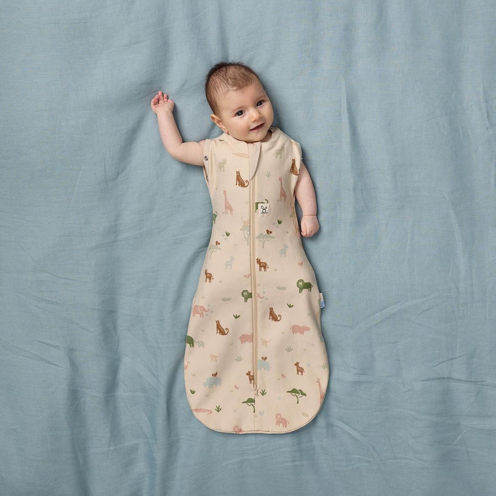 1.0 tog Cocoon Swaddle Bag - Savannah