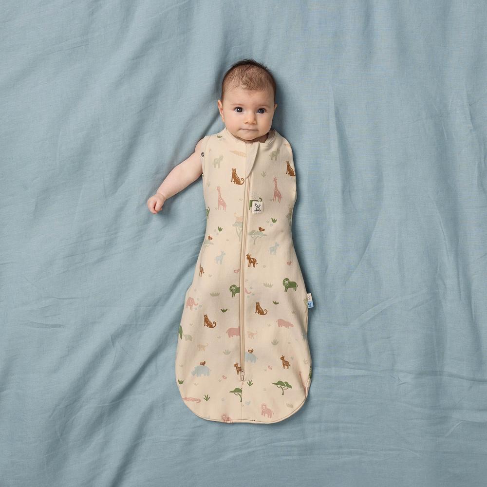 1.0 tog Cocoon Swaddle Bag - Savannah