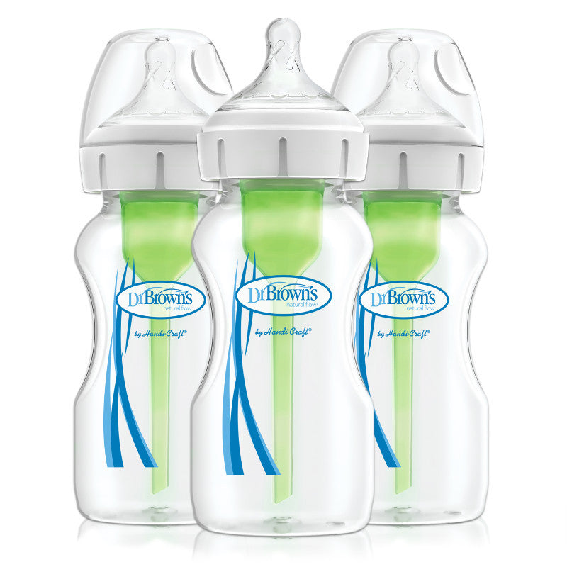 Options+ Baby Bottle - Wide Neck 3pk