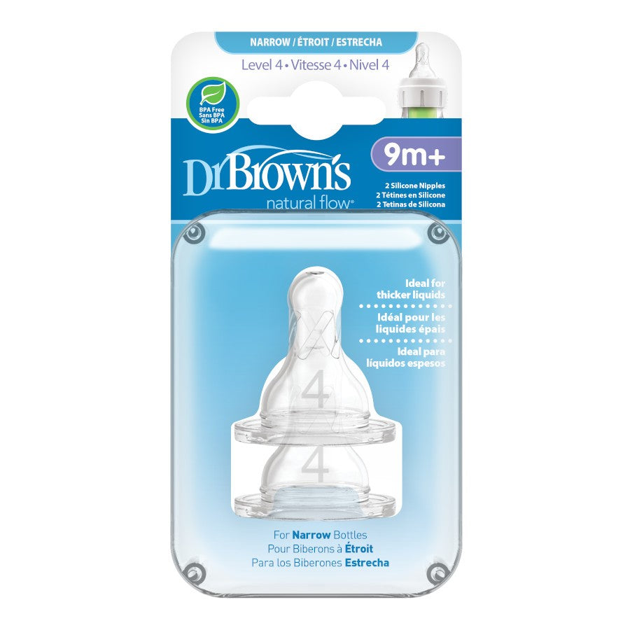 Standard (Narrow) Silicone Teats 2pk