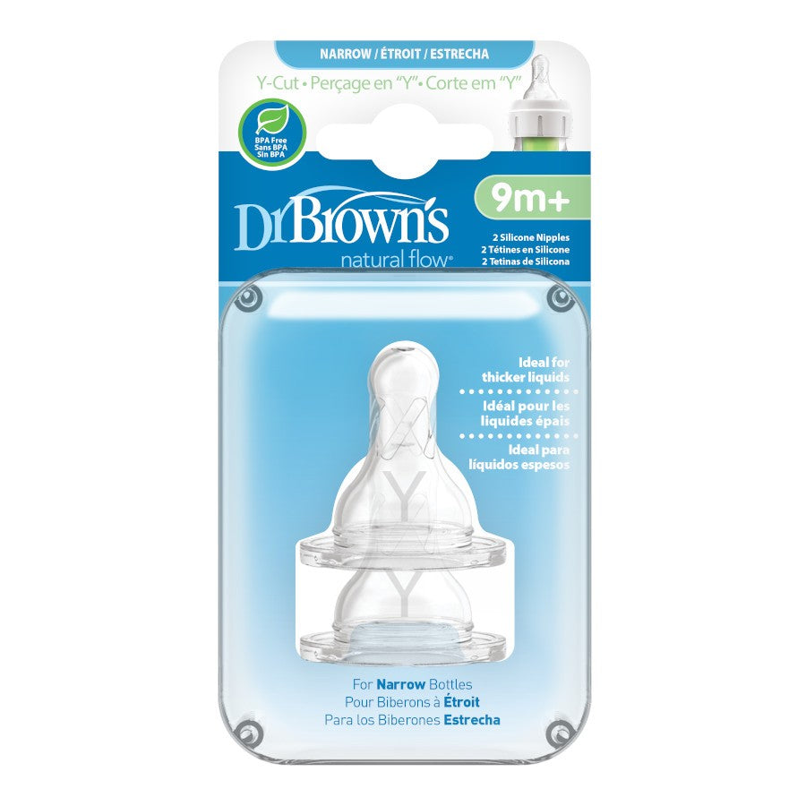 Y-Cut Standard (Narrow) Silicone Teats 2pk