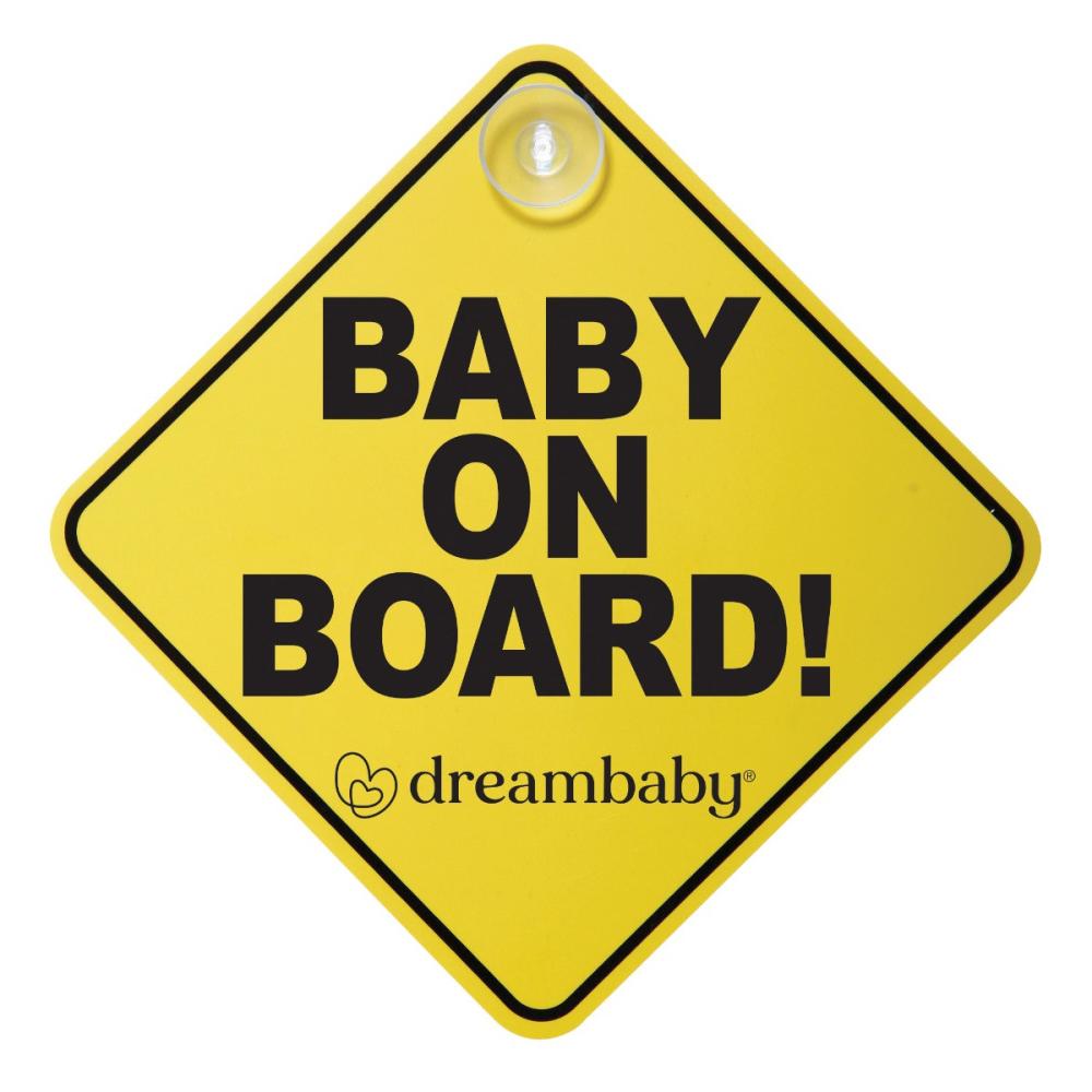 Baby On Board Sign - Yellow