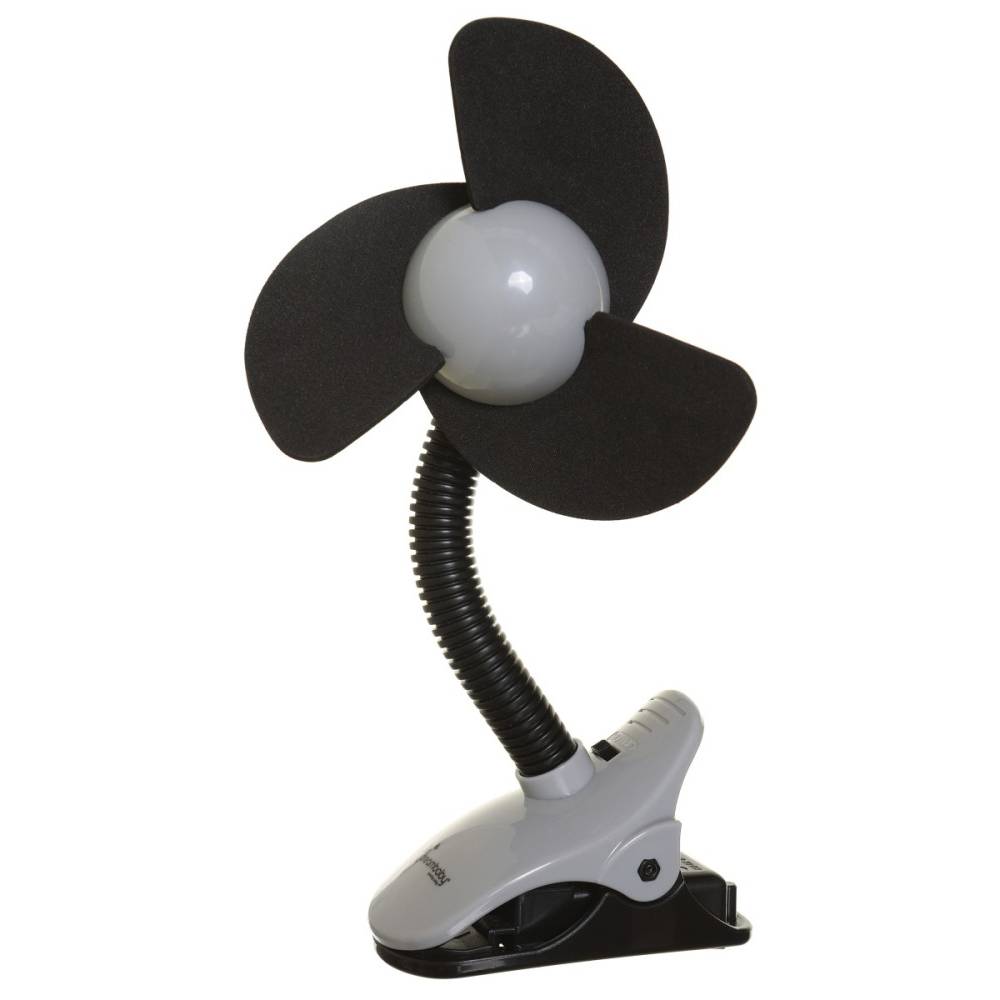 Ezy-Fit Clip-On Fan - Black