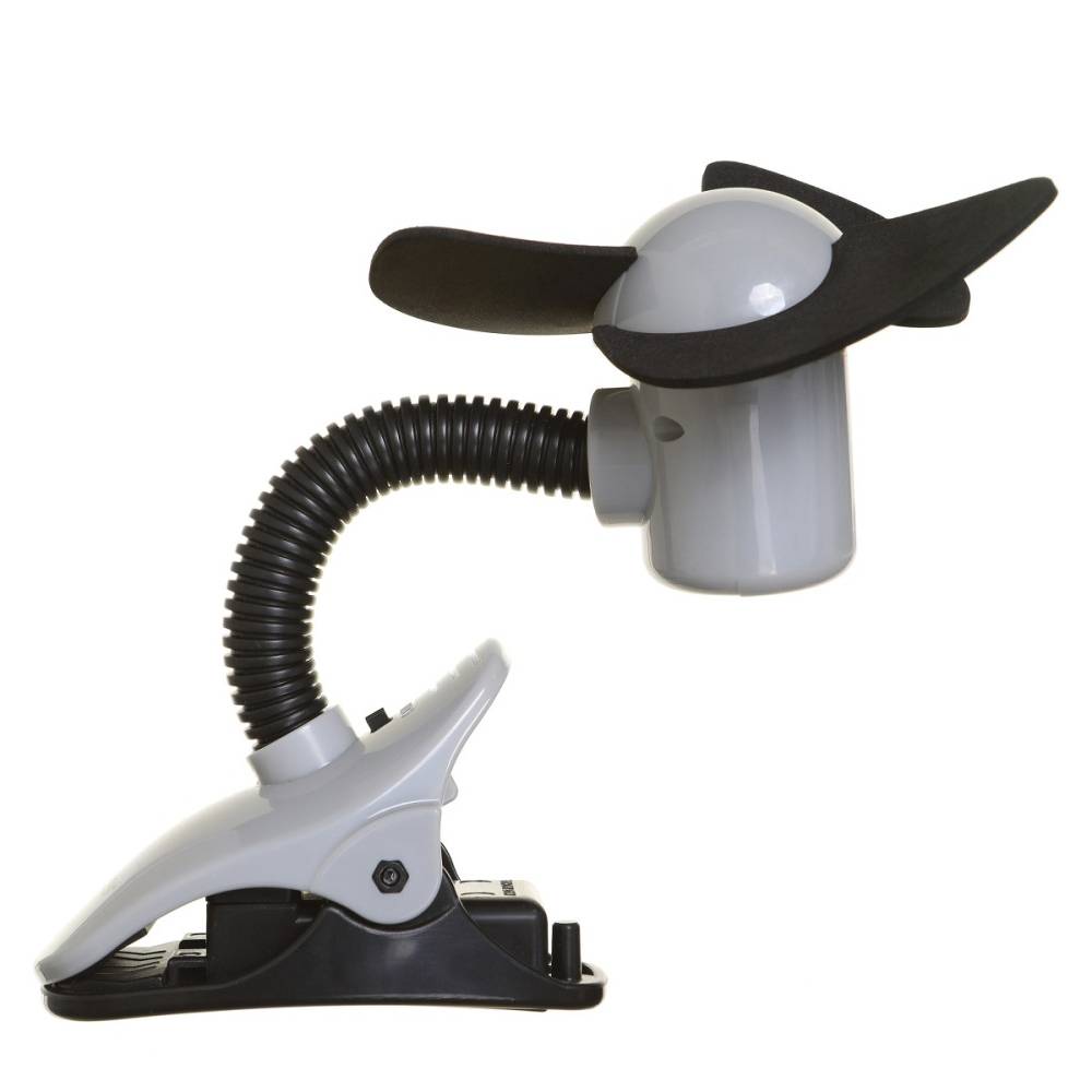 Ezy-Fit Clip-On Fan - Black