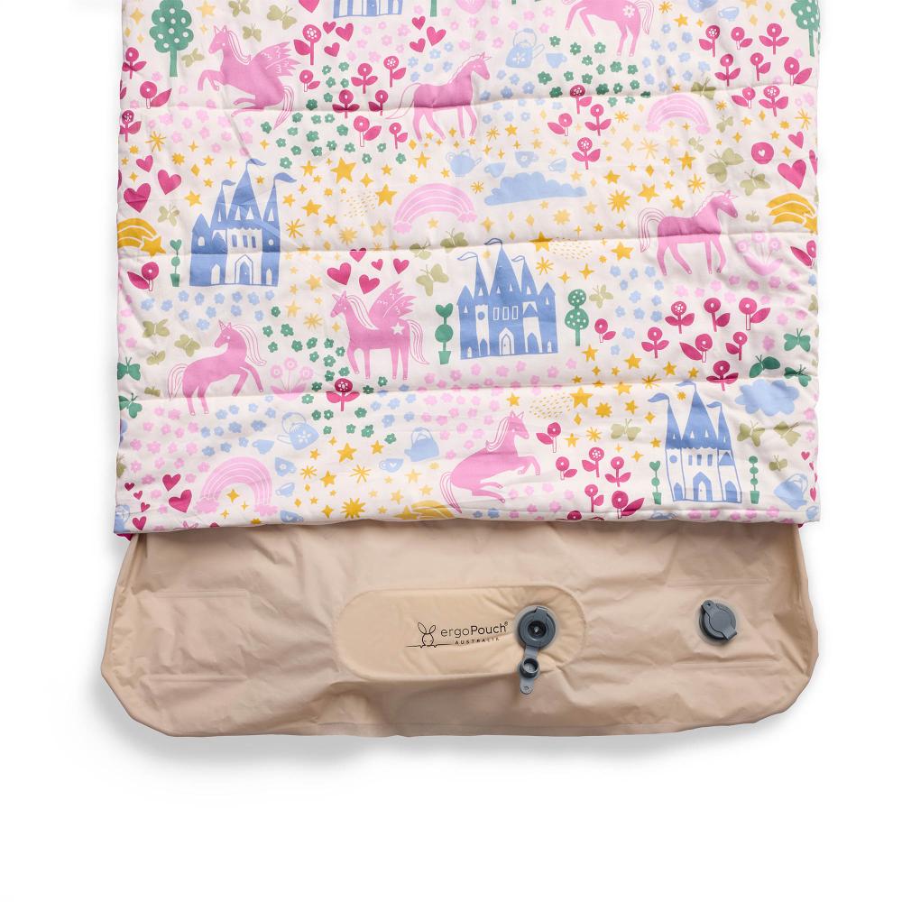 DreamRoll All-in-One Sleep Mat & Portable Bed - Unicorn Dreams