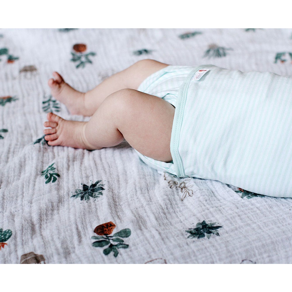 Transitional SwaddleOut - Clustered Flowers