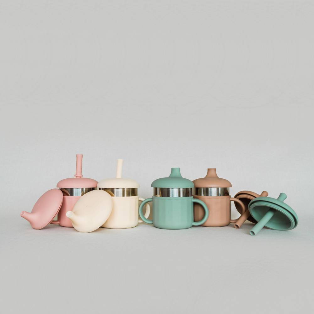 Stainless Steel Cup & Bowl Baby Bundle - Posey