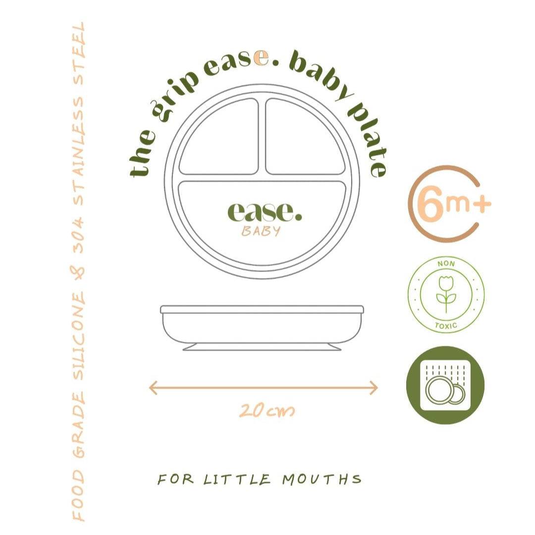 Stainless Steel Divided Plate - Infographic