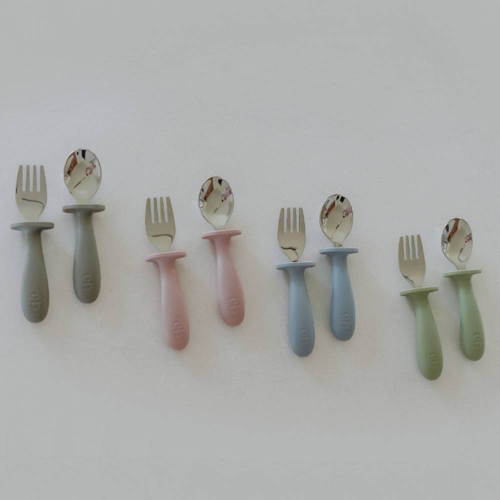 Little Diner Stainless Steel Cutlery Set - Hunter Green