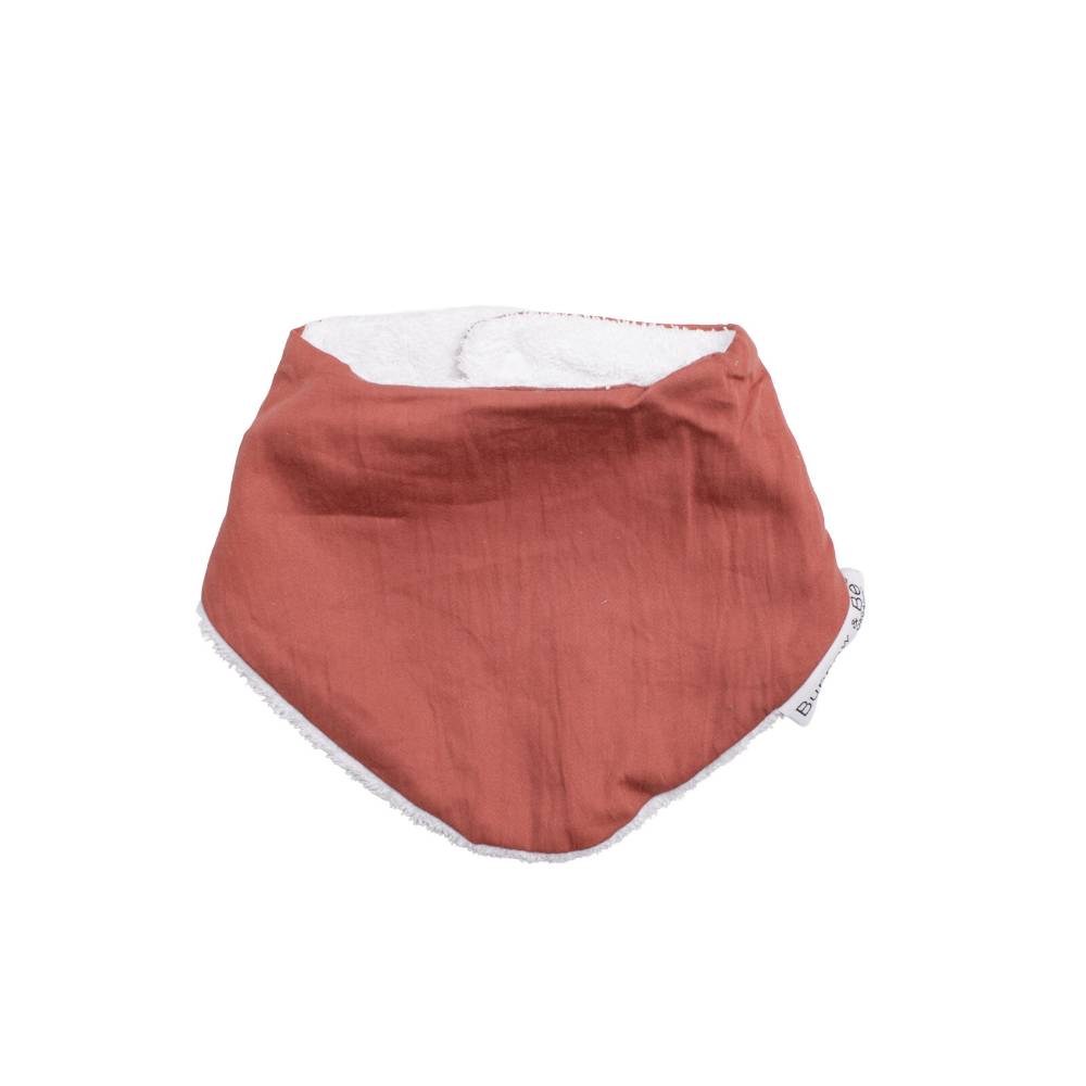 Terry Dribble Bib - Clay