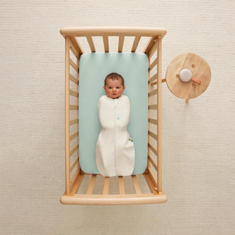 1.0 tog Cocoon Swaddle Bag - Oatmeal Marle