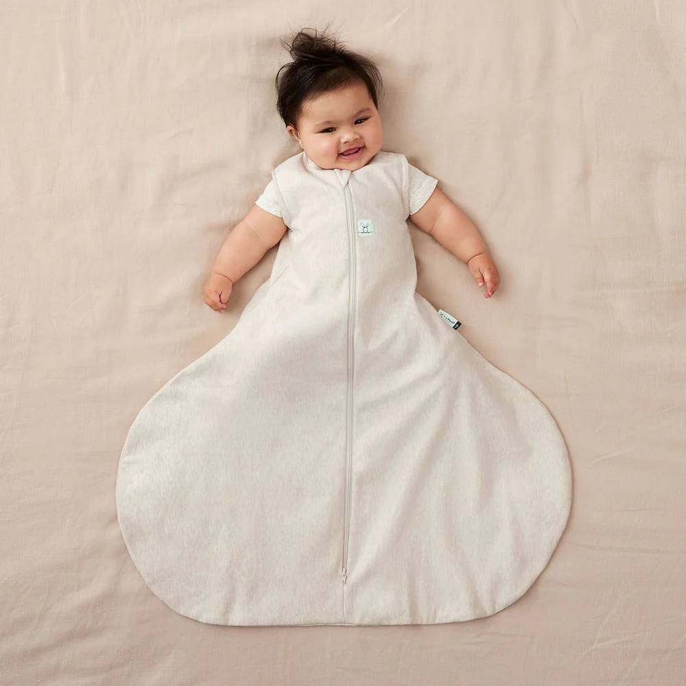 0.2 tog Organic Hip Harness Sleeping Bag - Oatmeal Marle