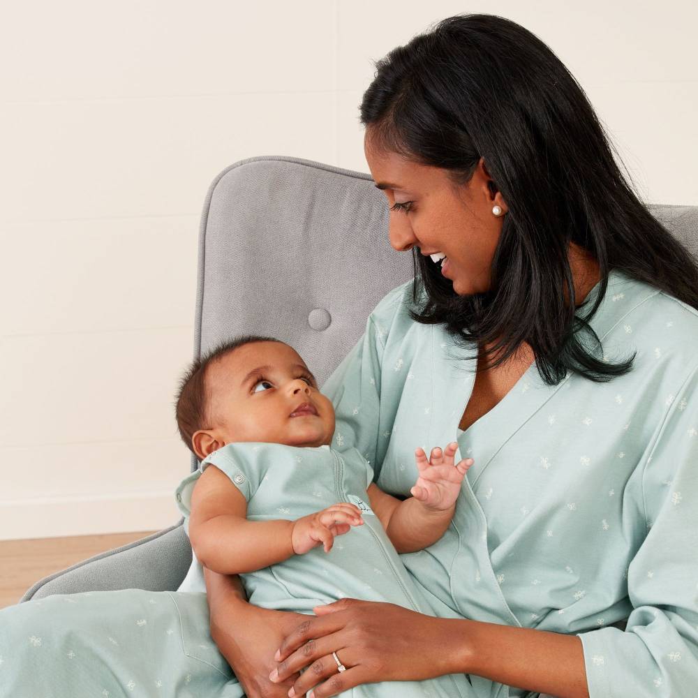 1.0 tog Cocoon Swaddle Bag - Sage