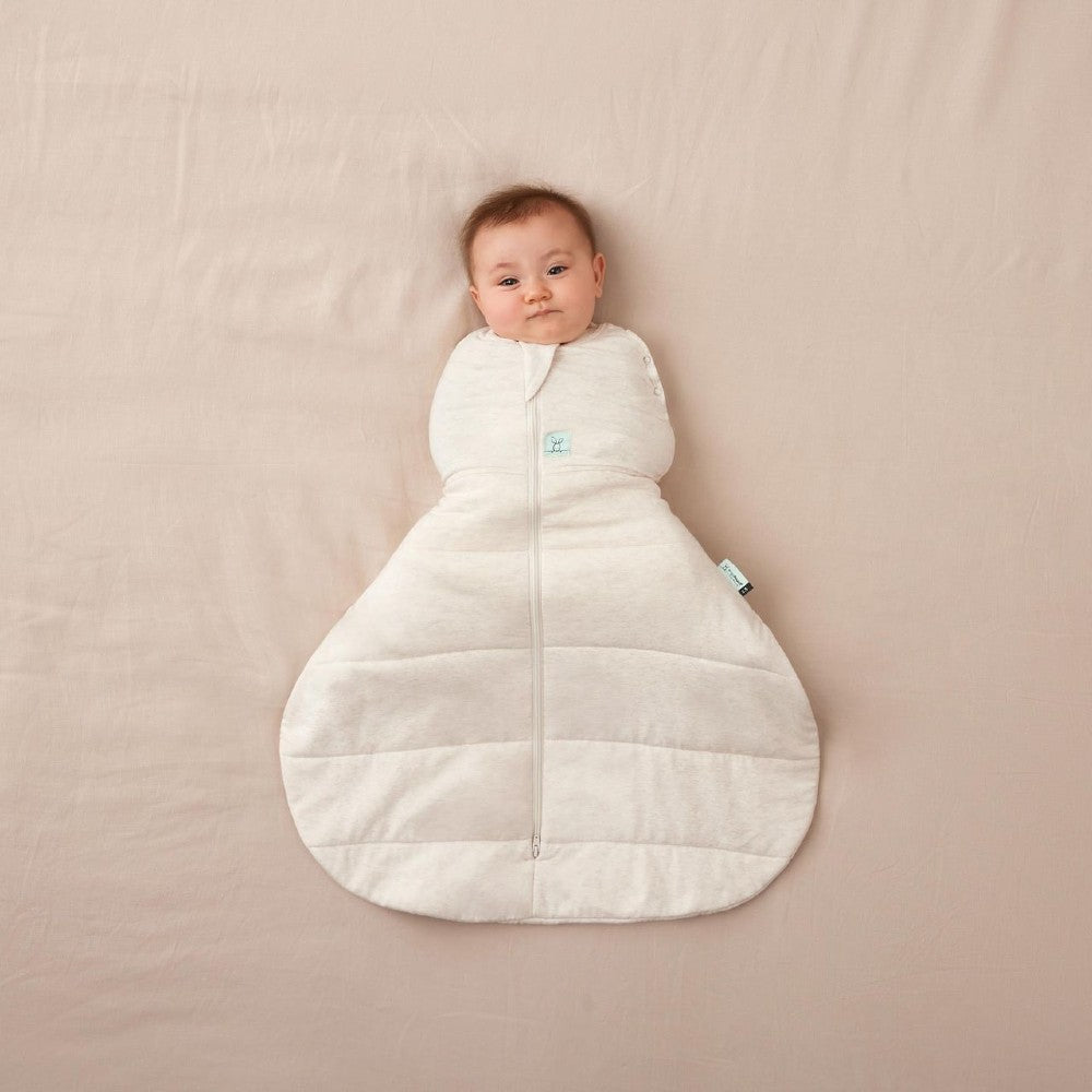 2.5 tog Hip Harness Cocoon Swaddle Bag - Oatmeal Marle