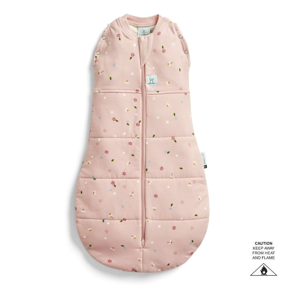 3.5 tog Cocoon Swaddle Bag - Daisies