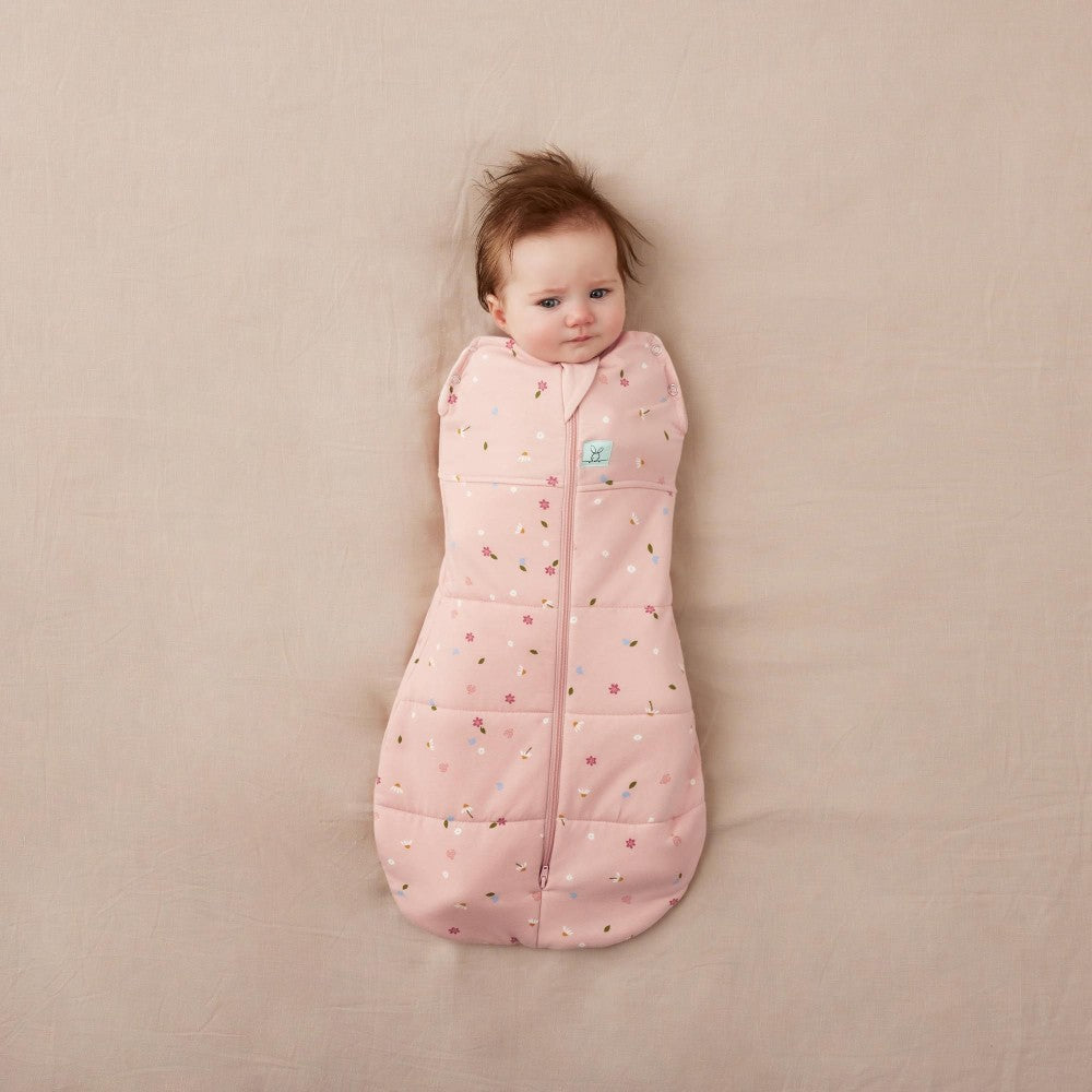 3.5 tog Cocoon Swaddle Bag - Daisies