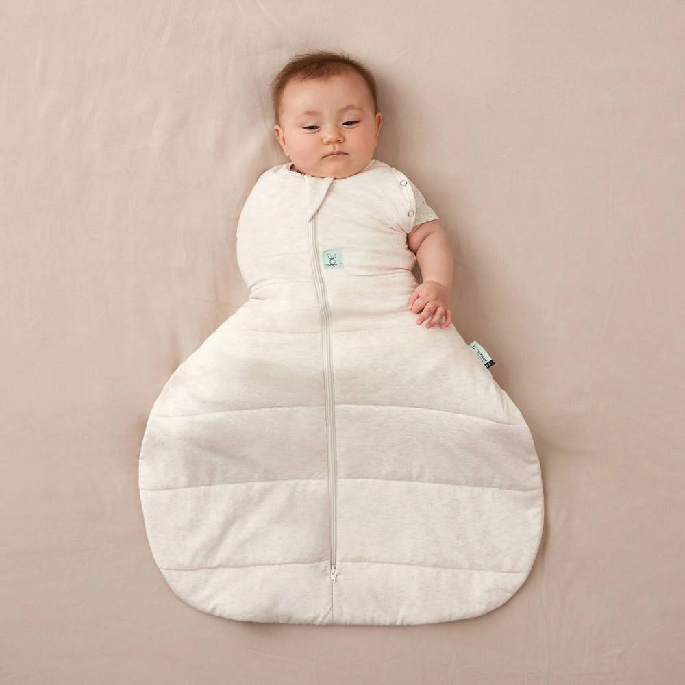 3.5 tog Hip Harness Cocoon Swaddle Bag - Oatmeal Marle