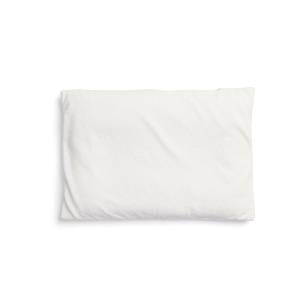 Toddler Pillow Protector - White on a white background