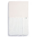 HugMe Blanket in Midnight Stripe pattern on a mattress on white background