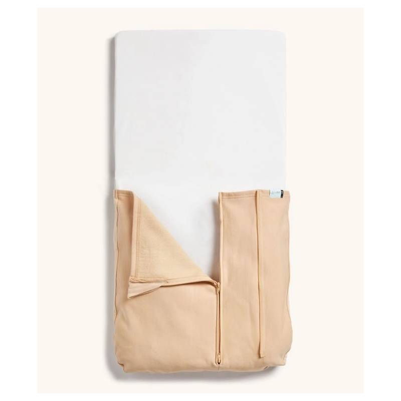 Folded Ergopouch HugMe blanket on a white background