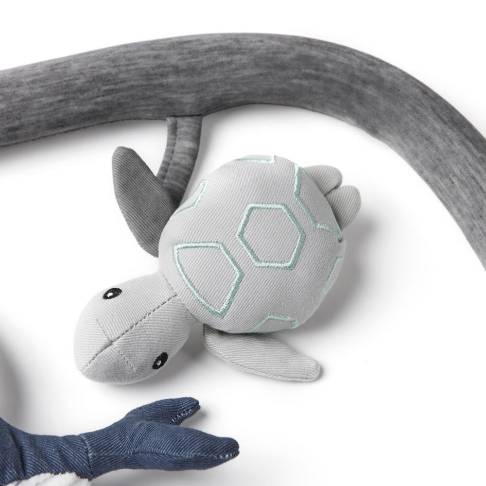 Baby Bouncer Toy Bar - Ocean Wonders - Charcoal Grey