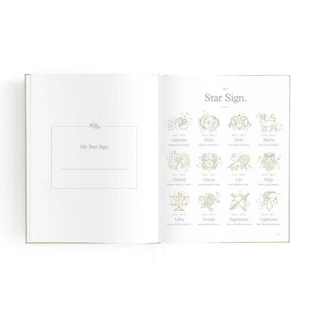 Mini Baby Book - Sage