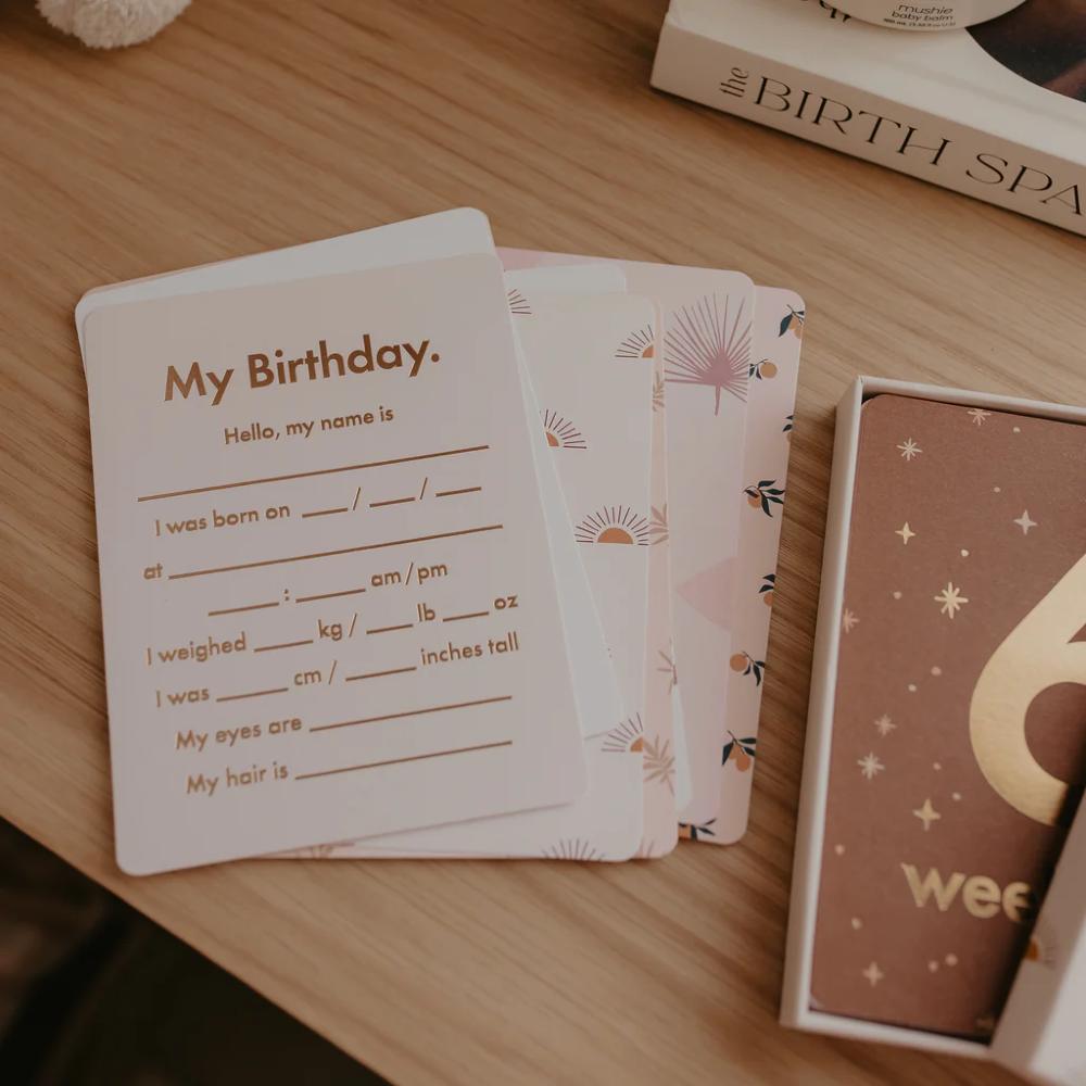 Baby Milestone Cards - Boho