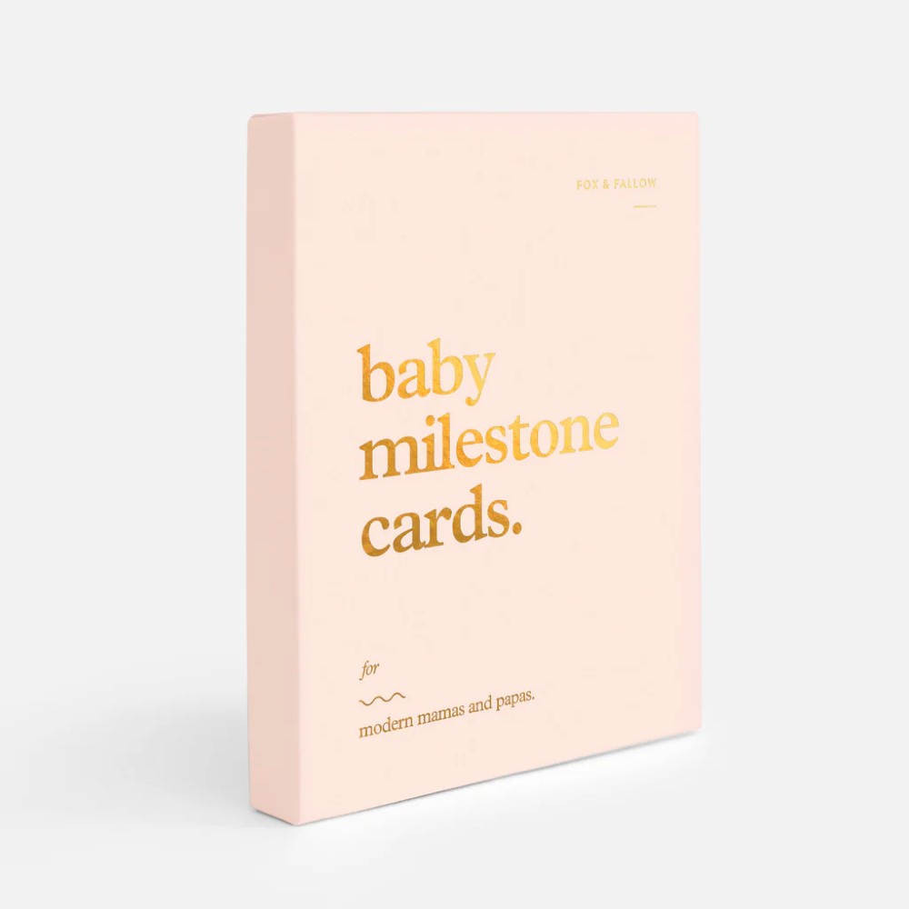 Baby Milestone Cards - Cream
