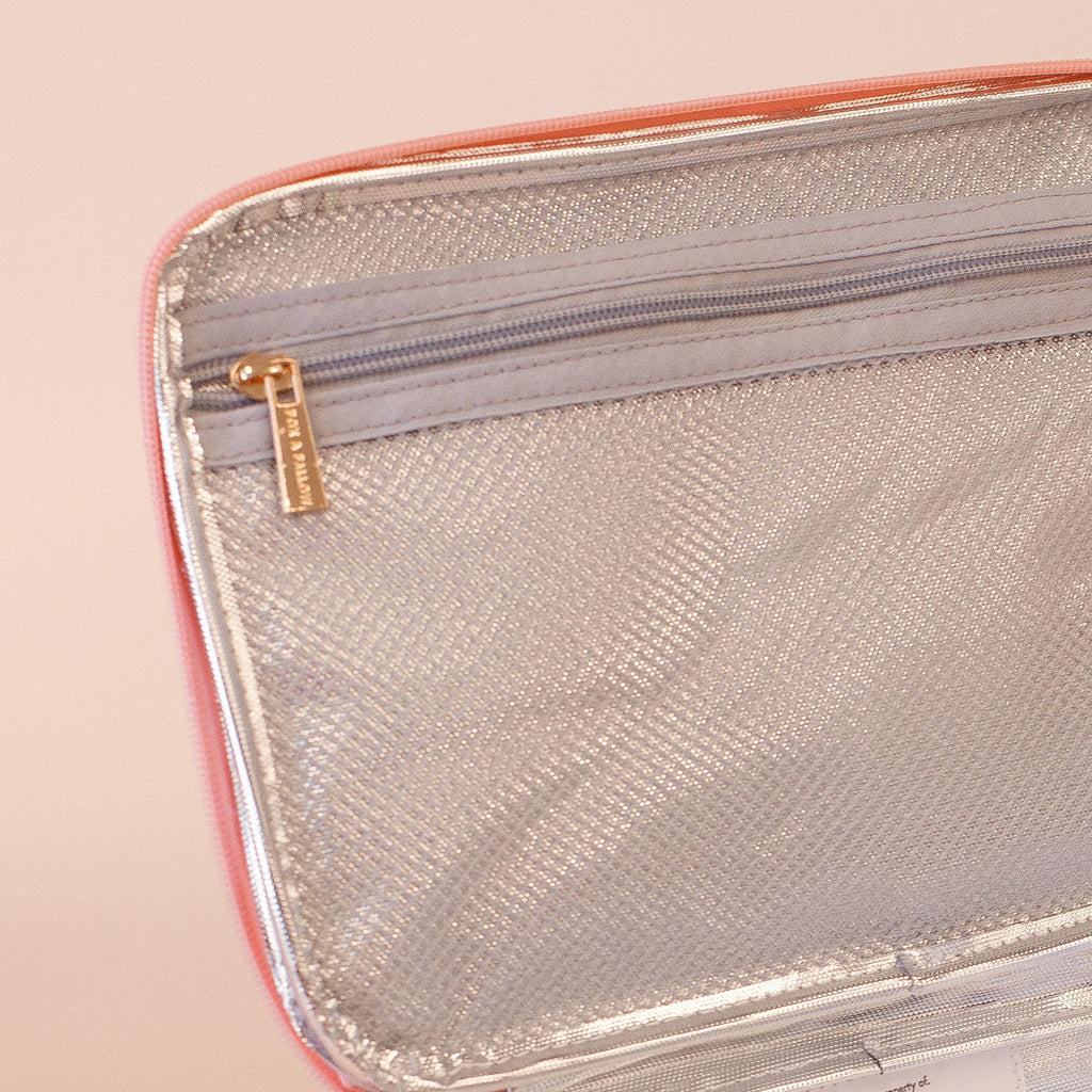 Insulated Lunch Bag - Cherry Check