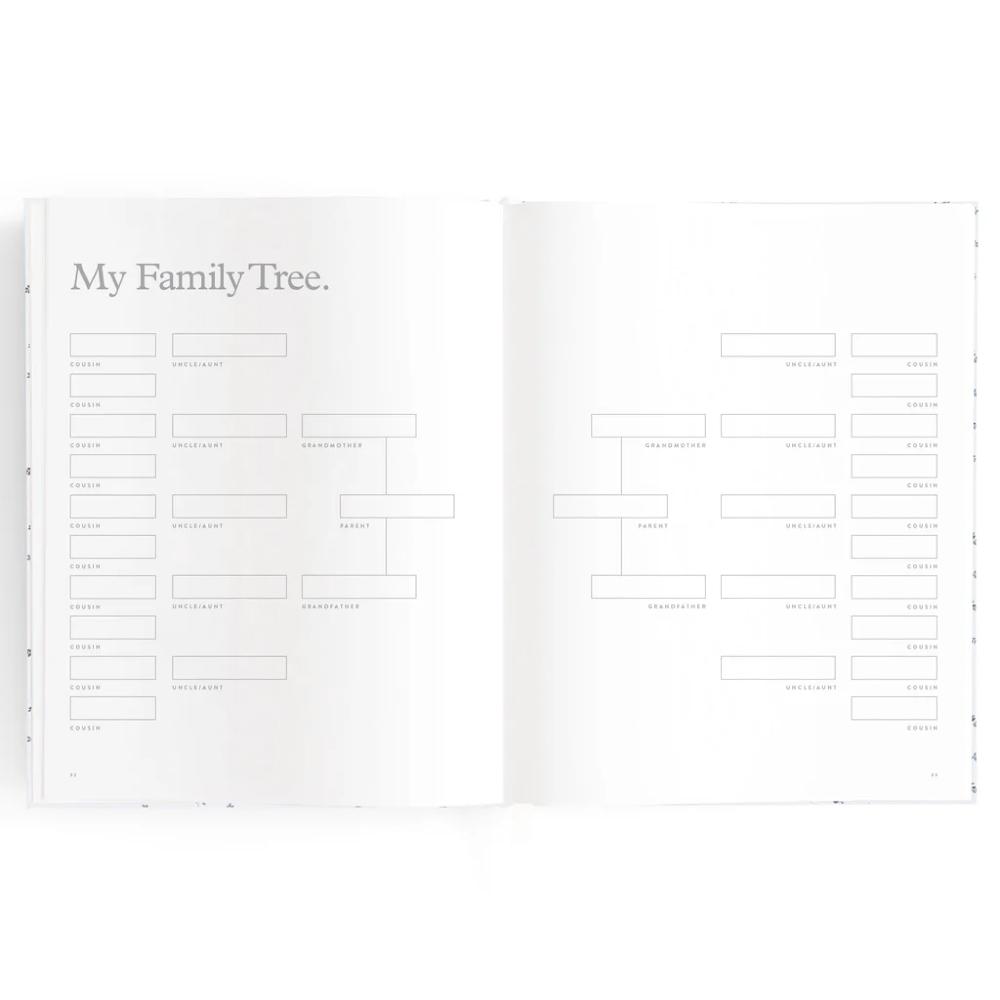 Baby Book - Coffee Stripe