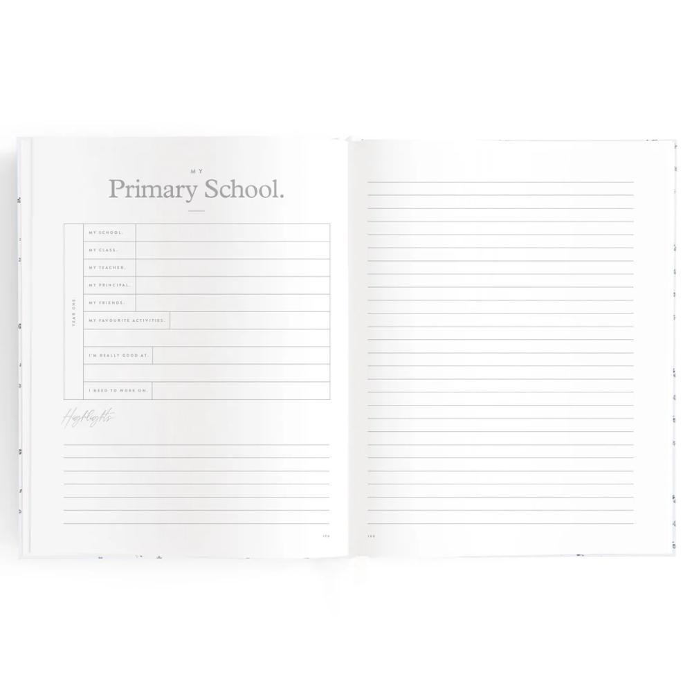 Baby Book - Coffee Stripe