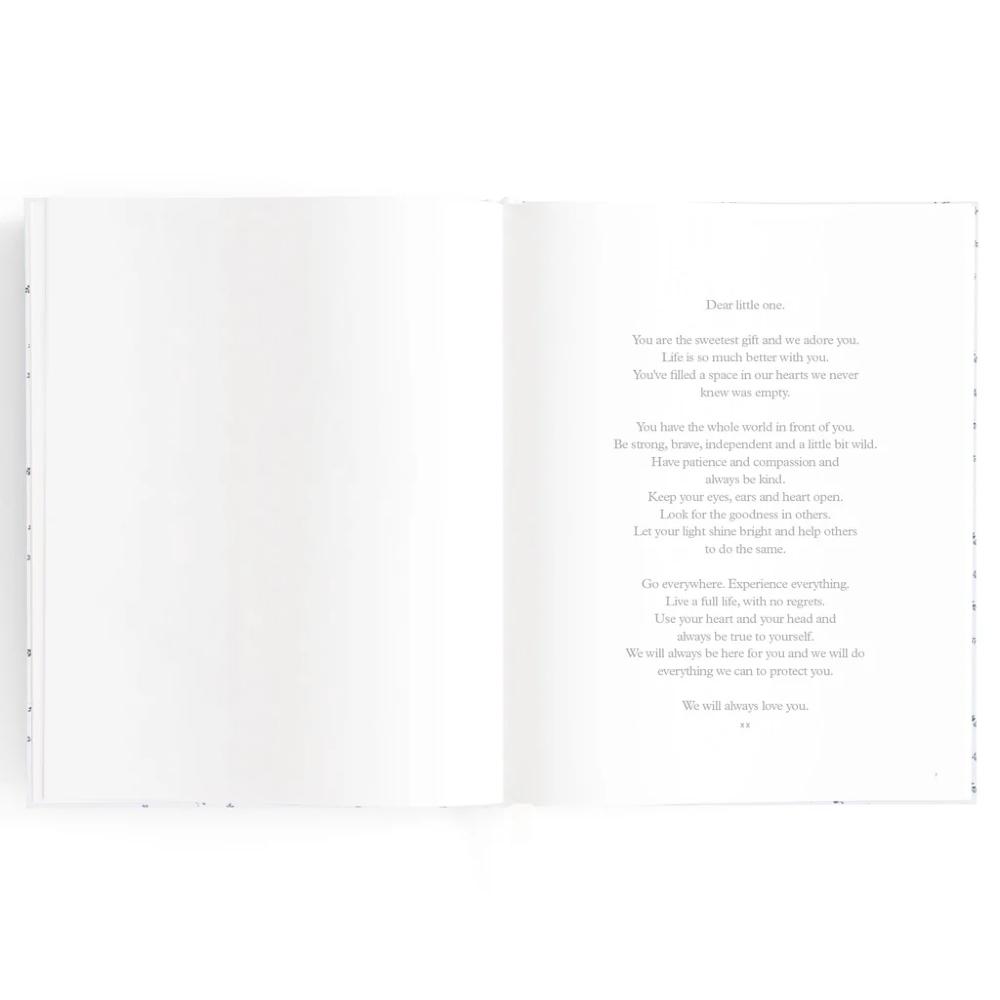 Baby Book - Coffee Stripe