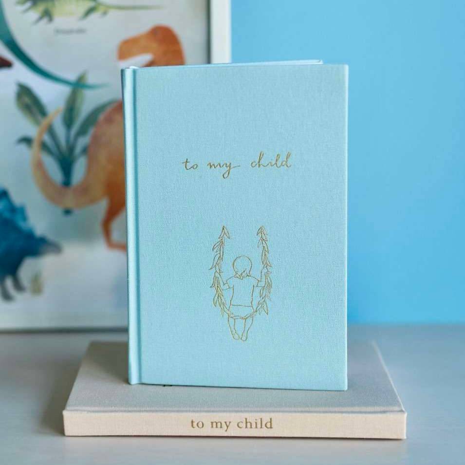 Journal - to my Child - Illustrated - Sky Blue