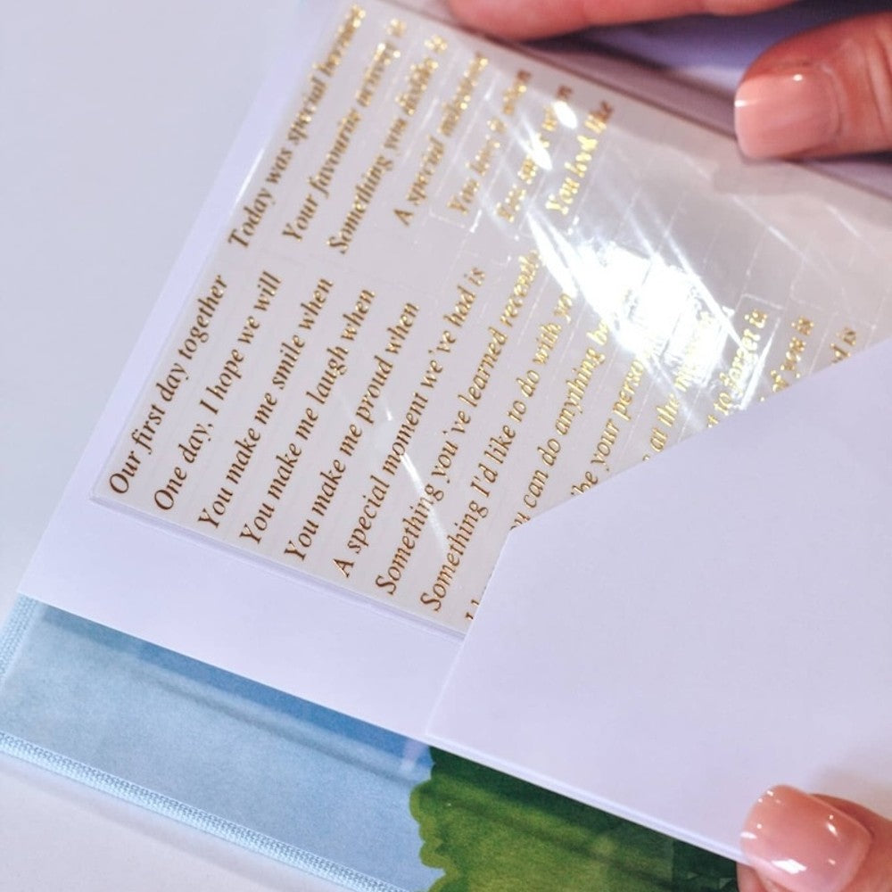 Journal - to my Son - Illustrated Sage Green